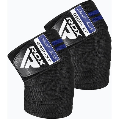 RDX Chrániče kolen KR11 Gym Knee Wrap black/blue – Zboží Dáma