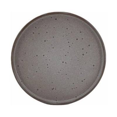 Dezertní talíř Domoletti Brown Dots, O 19,6 cm, hnědý