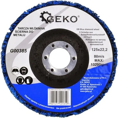 Brusný kotouč na odstraňování barvy 125x22,2mm 02083