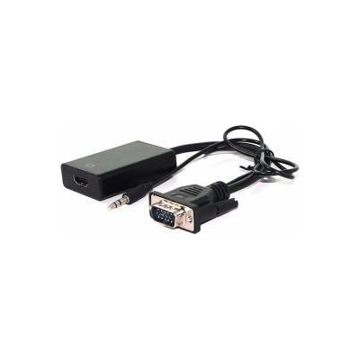 Roline Видео конвертор VALUE 12.99. 3117 : : VGA / Male + Audio към HDMI / Female, 1920 x 1200 / 60 Hz, 0.15 m, Черен, 12.99. 3117