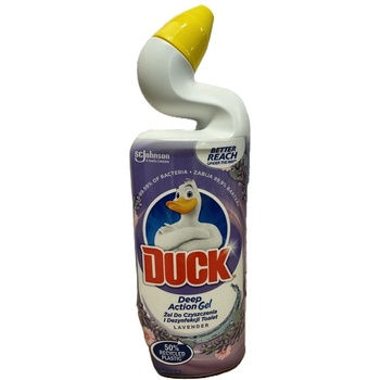 Duck Deep Action Gel čistiaci a dezinfekčný prípravok na WC misu Lavender 750 ml