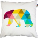 RelaxPillow.cz Hudební polštář 3,5 mm jack Geometric Bear 45x45