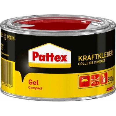 Pattex Lepidlo Power Glue Gel Compact 300 g plechovka transparentní