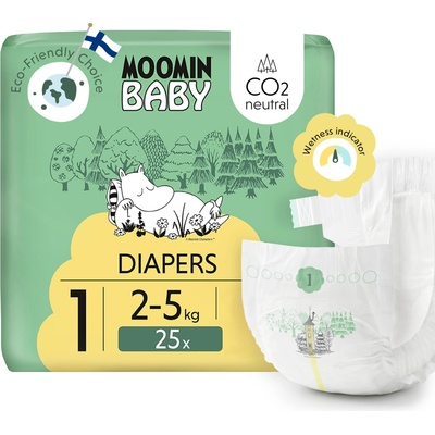 MUMMI BABY 1 Newborn 2–5 kg eko 25 ks