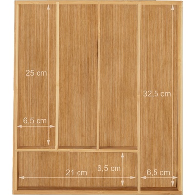Bambusový príborník RD2176, 34 cm