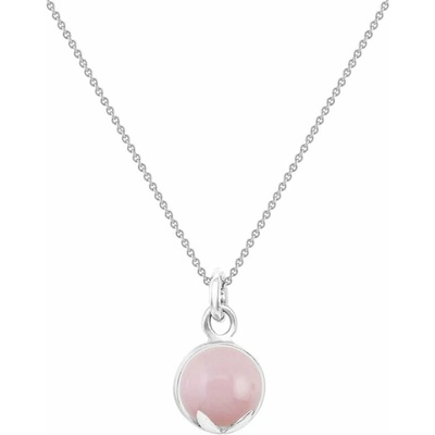Eppi Zlatý přívěsek s cabochon růžovým opálem Azalea P37703