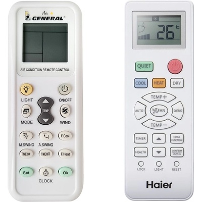 General HAIER Pearl R32 expert series - съвместимо дистанционно управление на марката General (Pearl R32 expert series)