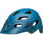 Bell Детска велосипедна каска Bell Sidetrack Integrated MIPS wavy checks matte blue