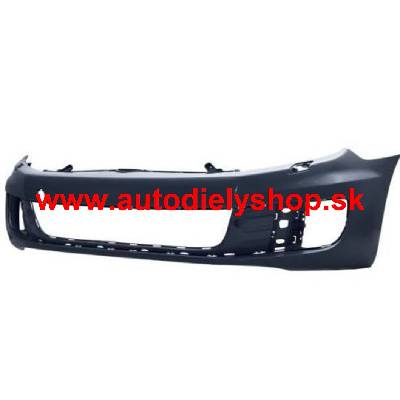 VW GOLF VI GTI 5/09-12 predný nárazník s otvormi pre ostrekovače svetiel