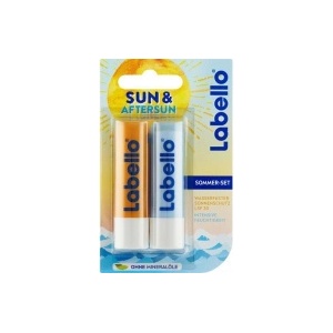 Beiersdorf Labello SUN балсам за устни след слънце 2x4.8 г