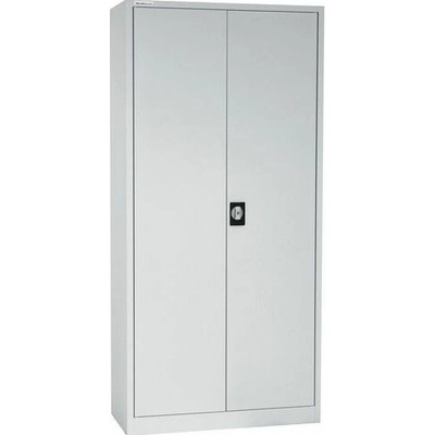 Manutan Expert Kovová spisová skriňa Manutan, 4 police, 195 x 92 x 42 cm, sivá