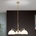 Orion LU 1838/3 - Пендел OLD LAMP 3xE27/40W/230V бял/месинг (OR0126)
