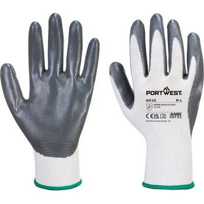 Portwest Flexo Grip VB310 288 párů POR-VB310W7RM M Bílá/šedá