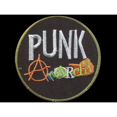 Nášivka PUNK color vyšívaná zažehlovací