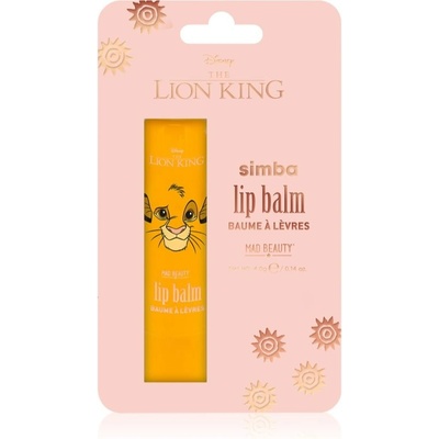 Mad Beauty Lion King Simba balzam na pery s hydratačným účinkom 4 g