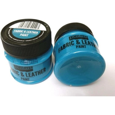 Kůže a textilní barva 50 ml tyrkys modrý
