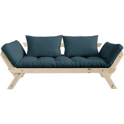 Karup Design BEBOB SOFA natural pine z borovice 75*200 cm petrol blue