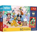 Trefl - Puzzle Disney: Happy mission + poster - 40 - 99 piese