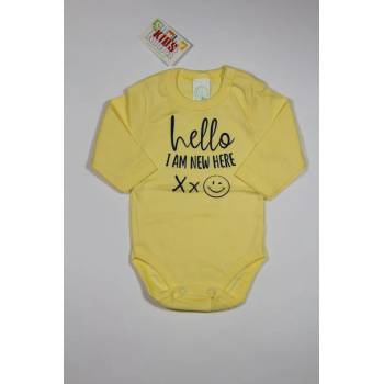 Image 1 of SUNNY KIDS Боди с дълъг ръкав Hello, рипс, 68