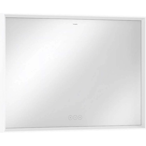 Hansgrohe Xarita E - Огледало със LED осветление и отопление, 100x70 см, сензорно управление, матово бяло 54986700 (54986700)