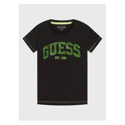 GUESS Тишърт N3RI07 K8HM3 Черен Regular Fit (N3RI07 K8HM3)