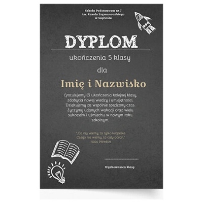 Plagát Diplom o ukončení triedy 20x30 - 114832