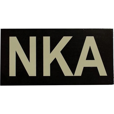 MILITARY RANGE Nášivka IFF IR VELCRO NKA ČERNÁ