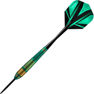 Sada steel šipek Harrows Vivid R zelené 24g, brass