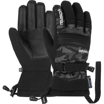 Reusch Kondor R-Tex Xt Junior Dark camo/black rukavice tmavě šedá/černá – Zbozi.Blesk.cz