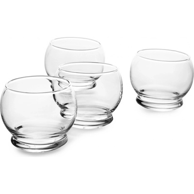 Normann Copenhagen Poháre Rocking Glass 250 ml, sada 4 ks