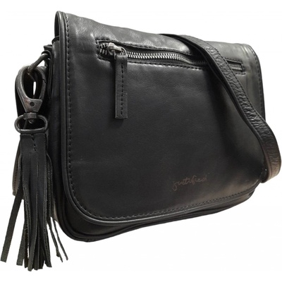 Justified dámská kožená crossbody 12.134100 black černá