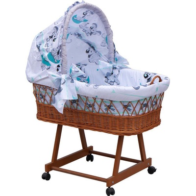 Scarlett Búdka k prútenému košu Tigi tyrkysová