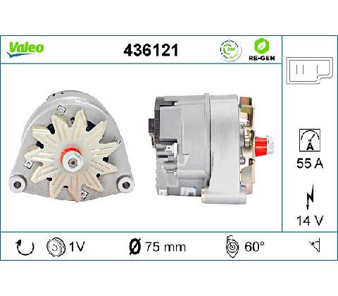 Alternátor VALEO 436121