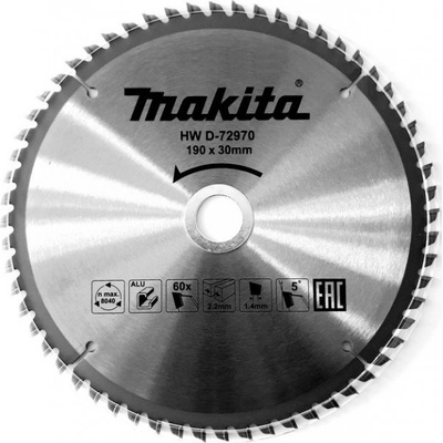 Makita D-72986 Kotúč pílový na hliník TCT 210x30mm 60Z