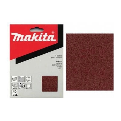 MAKITA P-36398 PAPIER BRÚSNY 10ks 114x140 K40