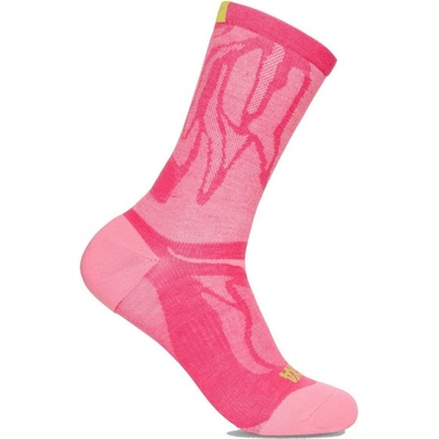 Hoka Clifton Crew Run Sock 1164333-ECR electric rose