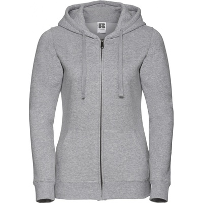 Russell dámská mikina s kapucí Authentic hooded Sweatshirt Light Oxford
