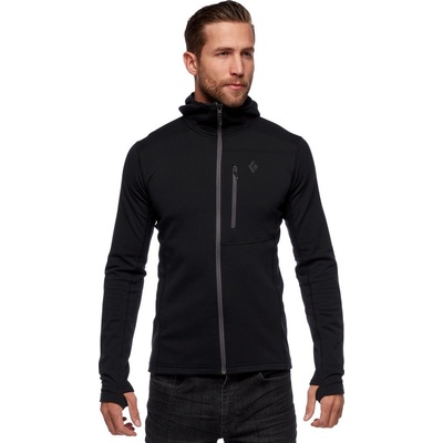 Black Diamond Coefficient Fleece Hoody / čierna