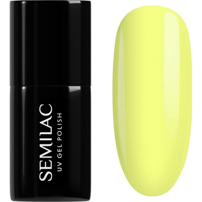 182 UV gel lak na nehty Semilac Strong Lime 7 ml