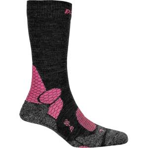 P. A. C P. A. C. Дамски туристически чорапи P. A. C. Women's 4.1 Trekking Merino Stability Walking socks - Anthracite / Coral - размер 35-37 (EU) (201-8964-0111)