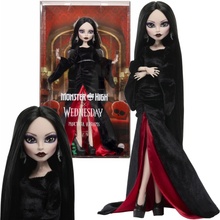 Mattel Monster High X Wednesday Addams v školskej uniforme HXJ04