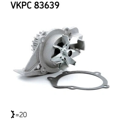 Vodní čerpadlo, chlazení motoru SKF VKPC 83639 (VKPC83639)