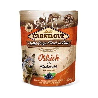 Carnilove Paté Ostrich & Blackberries 12 x 300 g