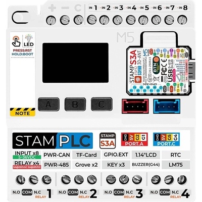 M5Stack PLC kontroler s M5StampS3 – Zbozi.Blesk.cz