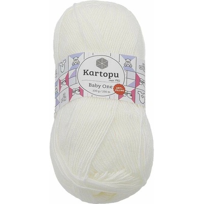 Priadza Bellatex Baby One 100g, 010 biela (10076)