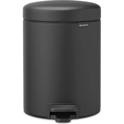 Brabantia Кош за смет с педал Brabantia NewIcon 5L, Mineral Infinite Grey (1001103)