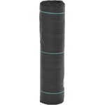 vidaXL Мембрана за плевели, черна, 0, 5x50 м, полипропилен (4005139)