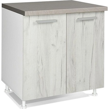 Matis Кухненски шкаф долен с две врати in d80 снежен дъб