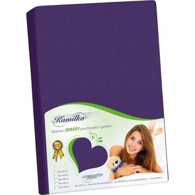 Bellatex prostěradlo jersey modré 180x200