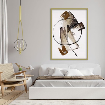 Decono Картина Абстракт с Кръг